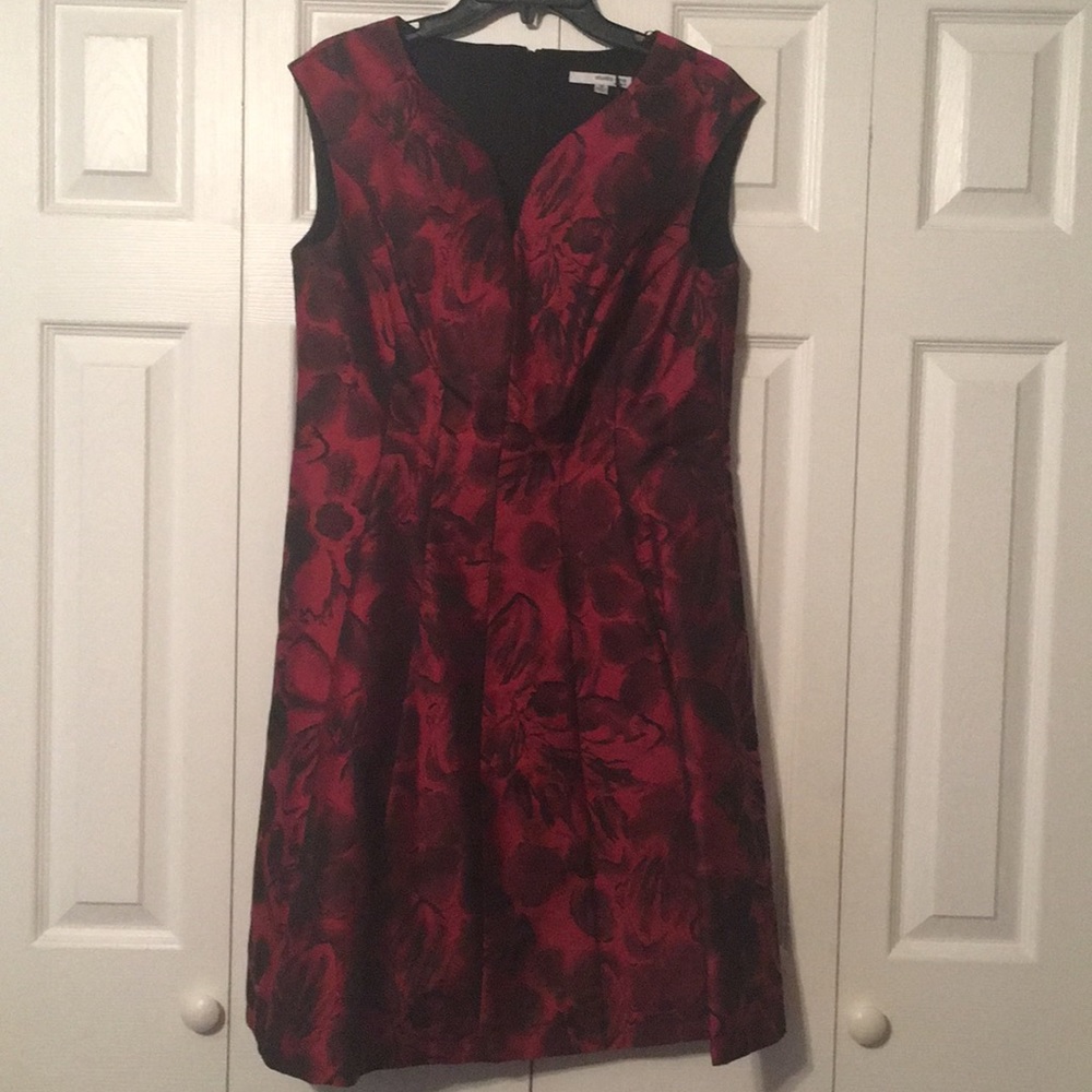 Elegant Dress red and black
